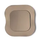 Wandspiegel mit Rahmen aus Fusingglas, hergestellt in Italien – Adored Viadurini