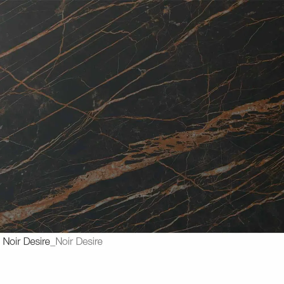 Wandspiegel mit Holz- oder Keramikeinsatz Made in Italy - Montecarlo Viadurini