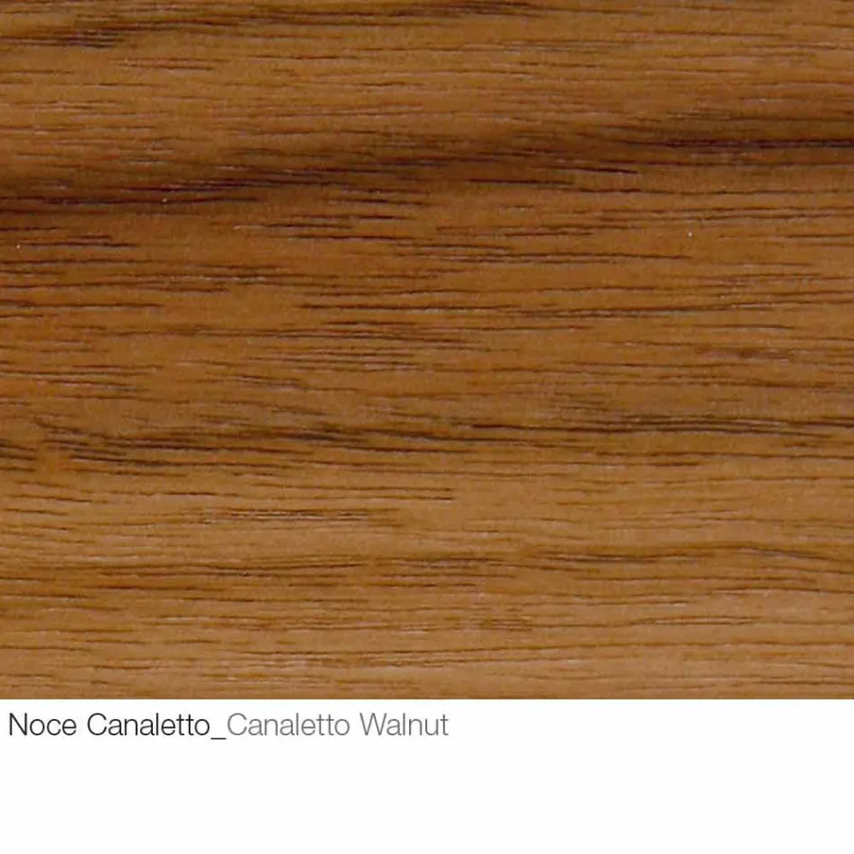 Wandspiegel mit Holz- oder Keramikeinsatz Made in Italy - Montecarlo Viadurini