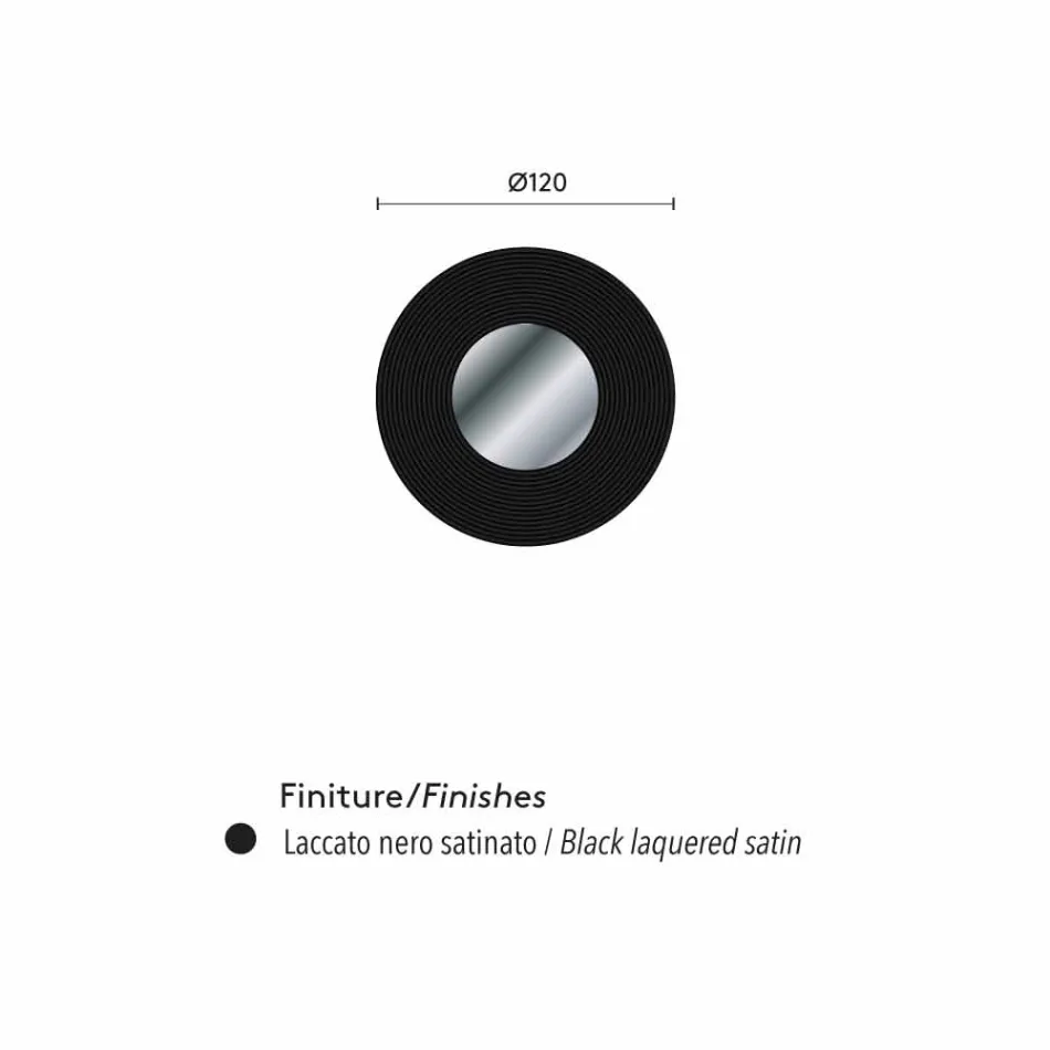 Wandspiegel von Malva modernem Design, verschiedenen Farben erhältlich Viadurini