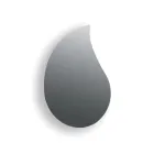 Aurelia Tropfenförmiger Wandspiegel, hergestellt in Italien Viadurini