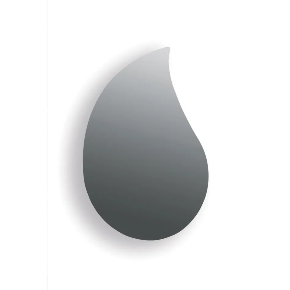 Aurelia Tropfenförmiger Wandspiegel, hergestellt in Italien Viadurini