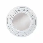 Moderner runder Wandspiegel aus farbigem Eisen Made in Italy - Oregano Viadurini