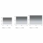 Von hinten beleuchteter Badezimmerspiegel mit sandgestrahltem Rahmen Made in Italy - Floriana Viadurini