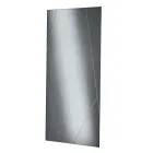 Rechteckiger Spiegel mit Lasergravuren, hergestellt in Italien - Alberta Viadurini