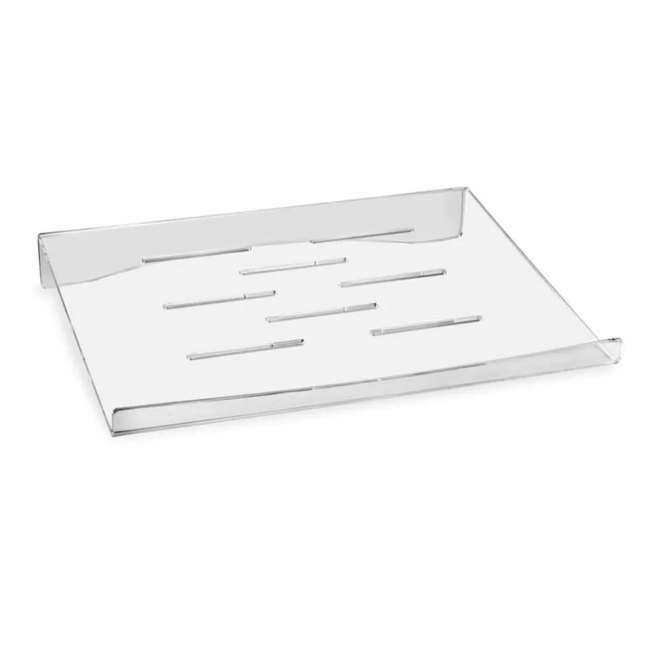 Laptopständer in transparentem oder geräuchertem Plexiglas Design 2 Stück - Nerdino Viadurini