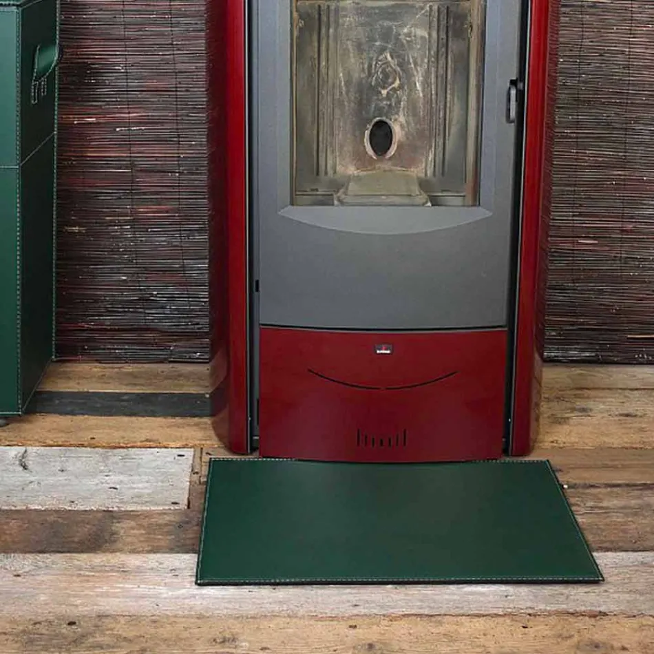 Ledermatte für Kamin / Herd Virgilio Made in Italy Viadurini