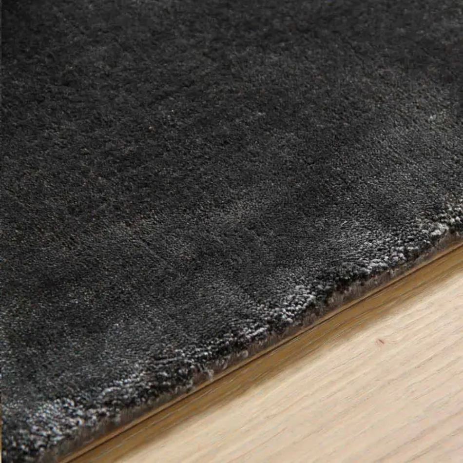 Großer farbiger Seidenteppich im modernen Design - Ausblick Viadurini