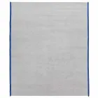 Teppich aus Viskose und Baumwolle mit farbigen Fransen in modernem Seidendesign - Garbino Viadurini