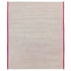 Teppich aus Viskose und Baumwolle mit farbigen Fransen in modernem Seidendesign - Garbino Viadurini