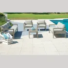 100x55 cm Gartentisch aus Aluminium mit verschiedenen Oberflächen - Mickey Mouse Viadurini