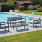 100x55 cm Gartentisch aus Aluminium mit verschiedenen Oberflächen - Mickey Mouse Viadurini