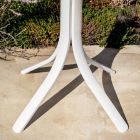 Hoher Bartisch für den Außenbereich mit 4 Beinen aus Aluminium in 2 Farben – Filomena Viadurini