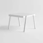 Moderner Couchtisch im Freien aus Aluminium und Laminat - Carmine2 Viadurini