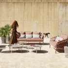 Niedrige Tischplatte HPL oder Keramik Made in Italy - Emmacross von Varaschin Viadurini