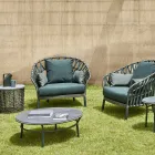 Niedrige Tischplatte HPL oder Keramik Made in Italy - Emmacross von Varaschin Viadurini