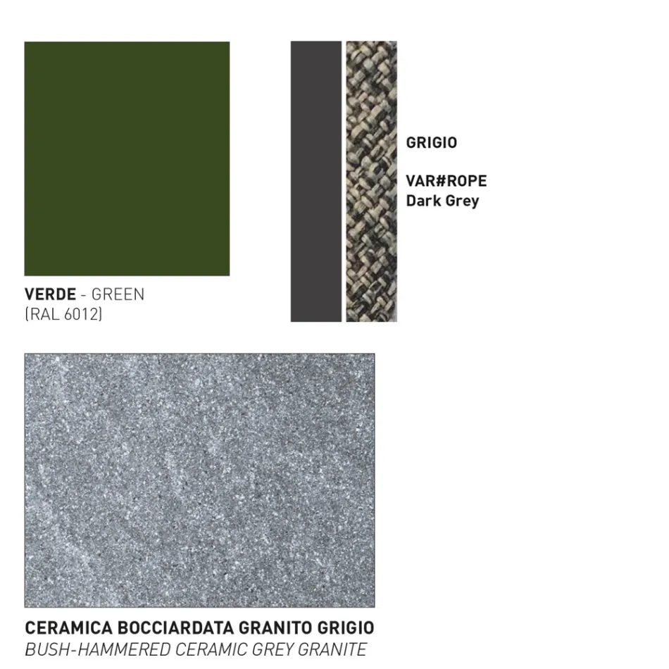 Niedriger Tisch Platte aus HPL oder Keramik Made in Italy - Emmacross von Varaschin Viadurini