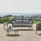 Niedriger Tisch Platte aus HPL oder Keramik Made in Italy - Emmacross von Varaschin Viadurini