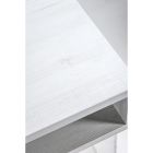 Recycelbarer Nachttisch aus transparentem Plexiglas und Holz - Pascoli Viadurini