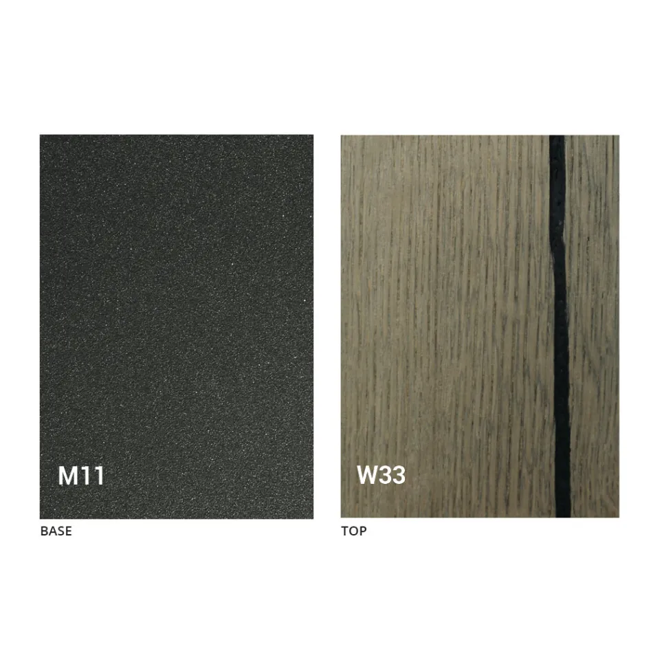 Verwandelnder Couchtisch des Designs in Holz Made in Italy - Vincenzo Viadurini