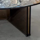Runder Couchtisch aus Glas für Wohnzimmerdesign 3 Größen - Imolao Viadurini