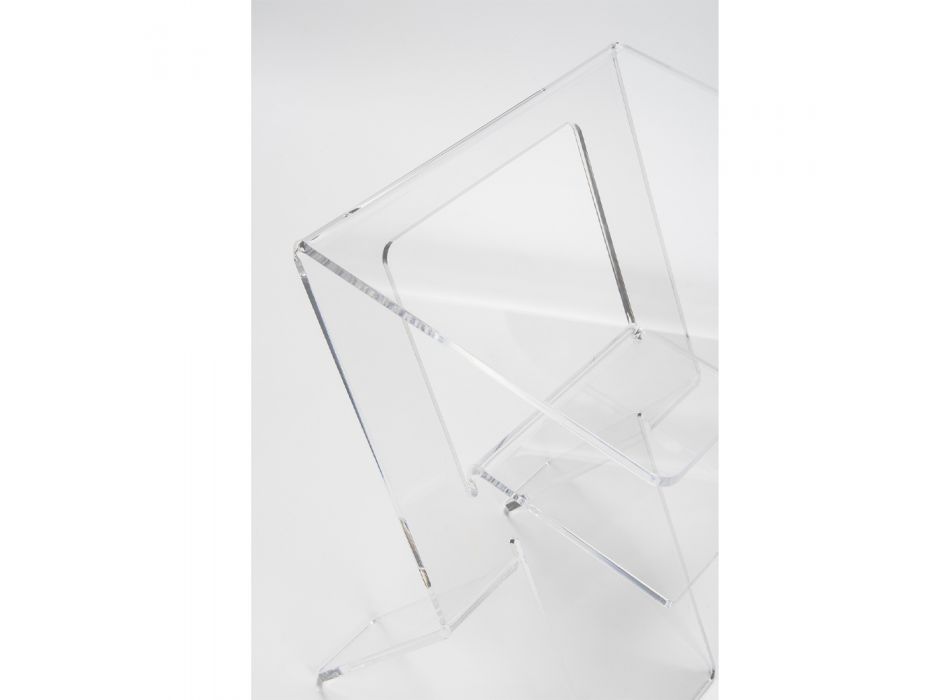 Sofatisch aus transparentem Plexiglas für den Innen- oder Außenbereich - Platano Viadurini