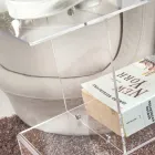 Couchtisch aus transparentem oder Rauch-Plexiglas Made in Italy - Janne Viadurini