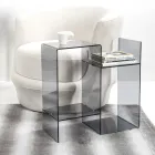 Couchtisch aus transparentem oder Rauch-Plexiglas Made in Italy - Janne Viadurini