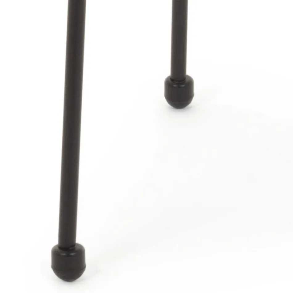 Outdoor-Couchtisch aus Stahl mit Designer-Glasplatte – Spumolizia Viadurini