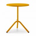 Runder Tisch aus Metall und Blech für den Außenbereich Made in Italy - Alberic