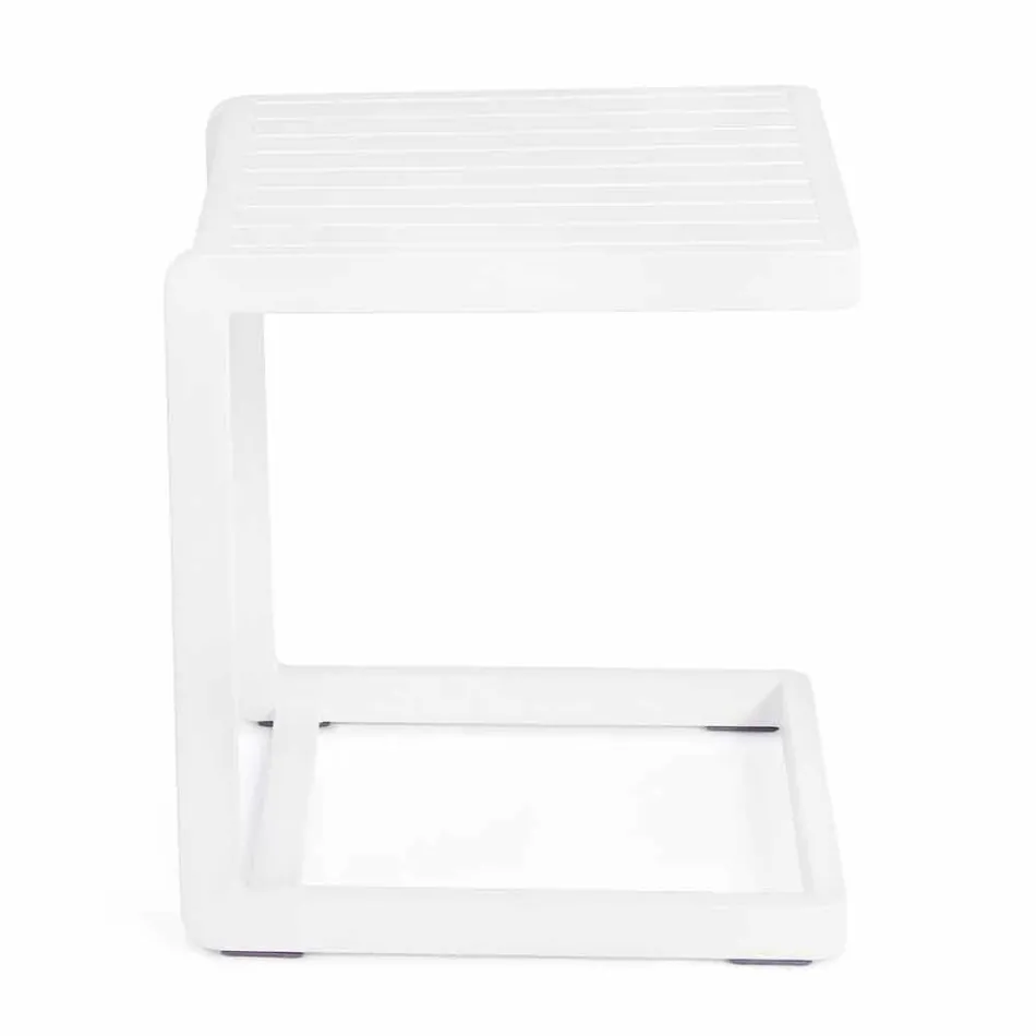 Homemotion Painted Aluminium Garden Couchtisch, 2 Stück - Rodric Viadurini