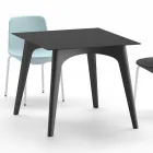 Garten-Couchtisch aus HPL und Polyethylen Made in Italy - Rizia Viadurini