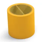 Garten-Couchtisch aus Polyethylen mit Behälter Made in Italy - Stracco Viadurini