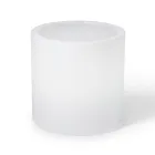 Heller Garten-Couchtisch aus weißem Polyethylen Made in Italy - Derti Viadurini