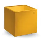 Quadratischer Garten-Couchtisch aus farbigem Polyethylen Made in Italy - Noemi Viadurini