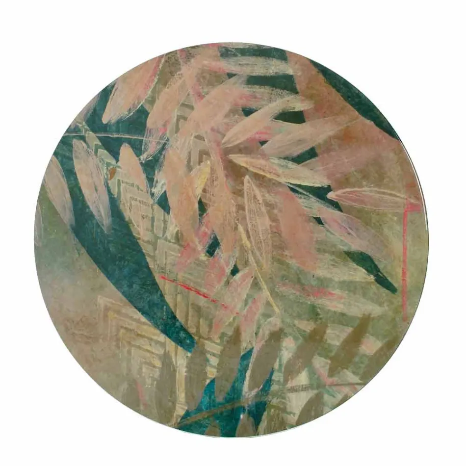 Innen- oder Außen-Couchtisch mit Metallstruktur Made in Italy - Carim Viadurini