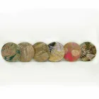 Innen- oder Außen-Couchtisch mit Metallstruktur Made in Italy - Carim Viadurini