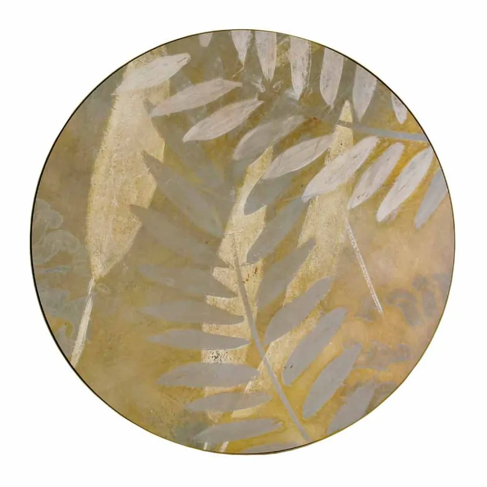 Innen- oder Außen-Couchtisch mit Metallstruktur Made in Italy - Carim Viadurini