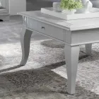 Couchtisch mit massiven Teilen aus Ayous und Linde, hergestellt in Italien – Ära Viadurini