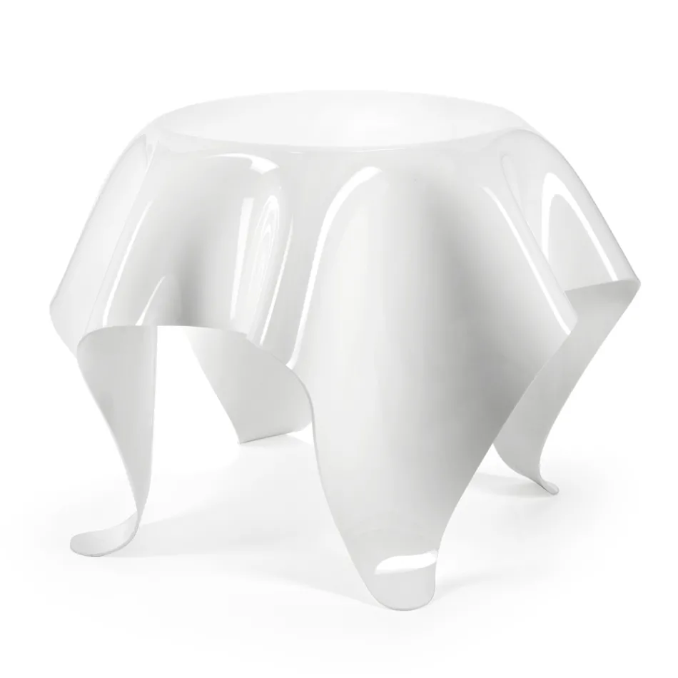 Couchtisch mit Platte und Gestell aus Plexiglas Made in Italy - Brento Viadurini