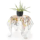 Couchtisch mit Platte und Gestell aus Plexiglas Made in Italy - Brento Viadurini