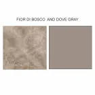 Design Couchtisch mit 2 runden Tops in Gres Made in Italy - Stockholm Viadurini