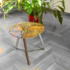 Couchtisch handgefertigt aus Marmor und Stahl Made in Italy - Prince Viadurini