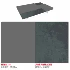 Fenix Couchtisch mit transparenten Füßen Made in Italy - Justin Viadurini