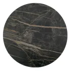 Couchtisch aus Porzellan-Grès und rundem Sockel, hergestellt in Italien – Tullia Viadurini