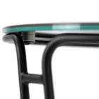 Couchtisch aus Porzellan-Grès und rundem Sockel, hergestellt in Italien – Tullia Viadurini