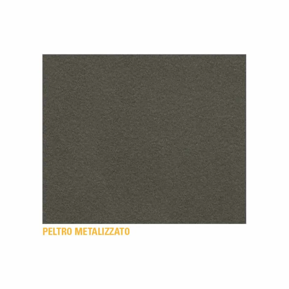 Metall Couchtisch mit Behälter Tablett Made in Italy - Numbo Viadurini