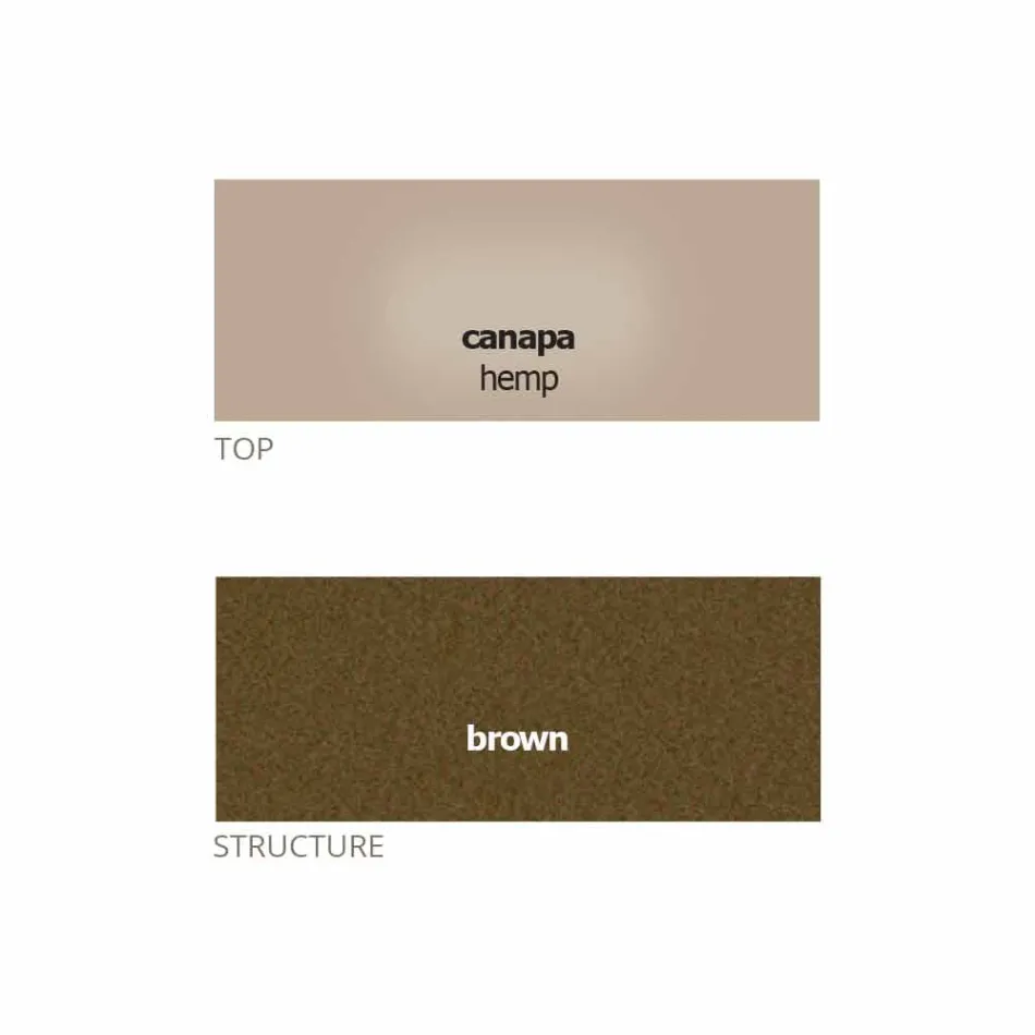 Runder Couchtisch mit Kristallplatte Made in Italy - Indio Viadurini