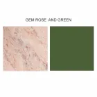 Runder Design-Couchtisch aus Steinzeug und Esche Made in Italy - Bering Viadurini