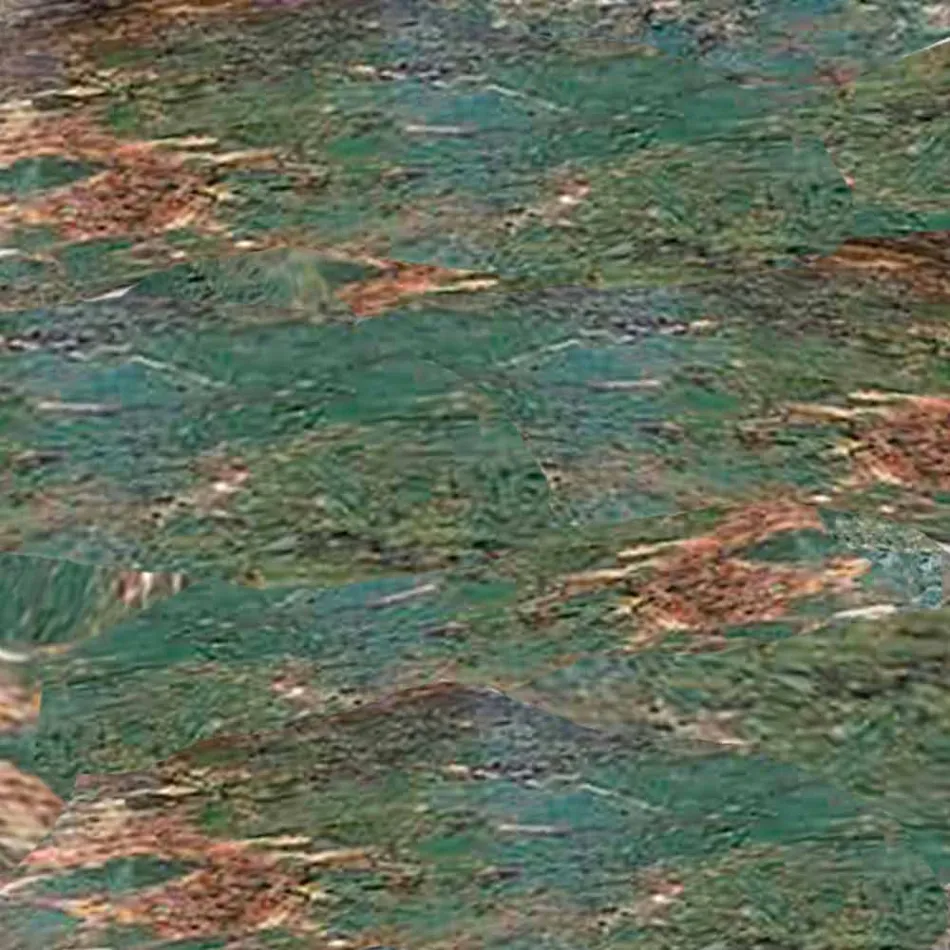 Runder Couchtisch aus Gres und modernem Metall Made in Italy - Albert Viadurini